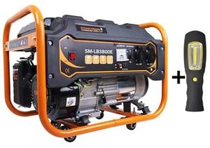 Strahlemann Stromerzeuger 7 PS Benzin 3,3kW 230V + COB Batterie Generator - Bild 1 von 9