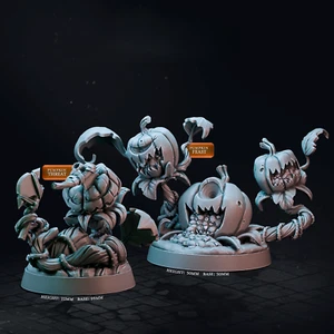 CastnPlay #888 Cursed Pumpkins (2 Miniature) - No Base - 32mm - Picture 1 of 3