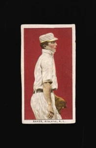 1913 BB BÉISBOL NOTEBOOK SERIE FRANK BAKER HQ E96 ESTILO TRASERO BLANCO BASTANTE BONITO - Imagen 1 de 2