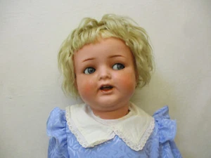 x-89323	Alte Heubach Köppelsdorf 342 Spritzporzellankopf Puppe L:ca.62cm - Bild 1 von 11
