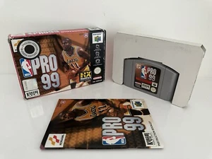 NBA PRO 99 | NINTENDO 64 N64 | V RARE PAL VERSION | CIB | EUR V | Worldwide Ship - Picture 1 of 12