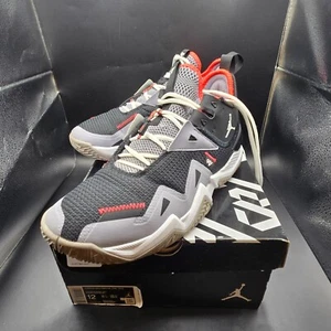 Jordan Westbrook One Take size 12 Black White Cement Fire Red Air Retro Nike Lot - Picture 1 of 8