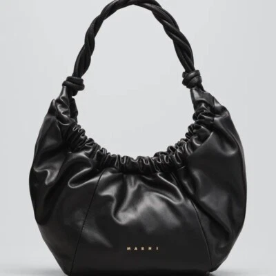 Bolso hobo pequeño de piel de becerro Marni Twirl. Excelente estado. Foto 1 de 4