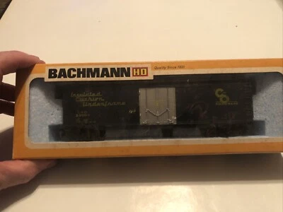 Bachmann N Scale C&O 23000 Insulated Cushion Underframe 50' Train Box Car NOS - Image 1 of 4