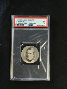 1909 Colgans Chips Stars of the Diamond Al Burch PSA 5