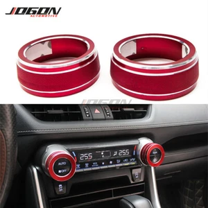 Car Air Condition Control Button Switch Ring Cover Trim For Toyota RAV4 2019-20 - Picture 1 of 6