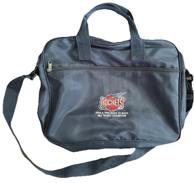 Vintage Houston Rockets ‘94-‘95 Back To Back Champions Messenger Bag - Image 1 of 4