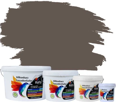 RyFo Colors Silikonharz Fassadenfarbe Lotuseffekt Trend Brauntöne - bunte Farbe - Bild 1 von 2