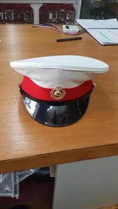 Royal Marines Commando Peaked Parade Cap & Cap Badge size 58cm - Picture 1 of 6
