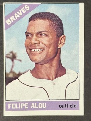 VINTAGE 1966 Topps FELIPE ALOU # 96 – EX-NM - Image 1 of 2
