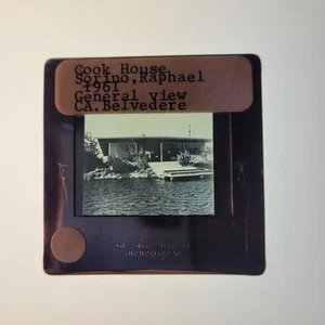 Cook House 1961 Belvedere CA Raphael Soriano 35 mm Glasdias 2 Stück - Bild 1 von 4