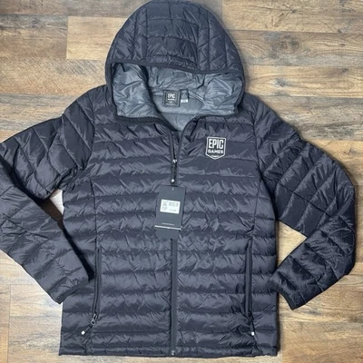 Epic Games Fortnite Stormtech Stavanger Puffer Jacket Black Thermal Shell Large - Image 1 of 4