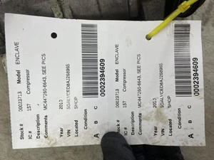 AC Compressor Fits 07-12 ACADIA 447752 - Picture 1 of 14