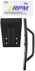 RPM 80952 Traxxas Slash Front Bumper & Skid Plate (Black) HH - Picture 1 of 1