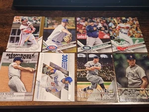 Lote de 8 tarjetas 2017 Topps MLB series 1 y 2 - #'D, RC, inserción y paralelos - Imagen 1 de 7