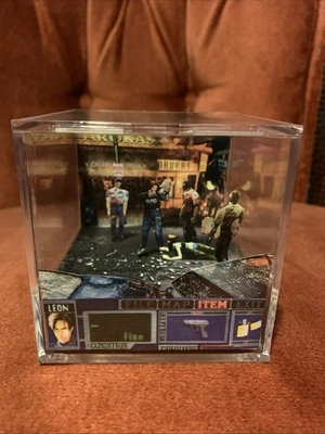 Resident Evil 2 Leon 3D Cube Diorama - Image 1 of 4