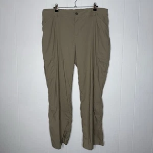 Duluth Trading Women's Dry on the Fly Bootcut Pants Khaki Size 18x29 - Picture 1 of 6