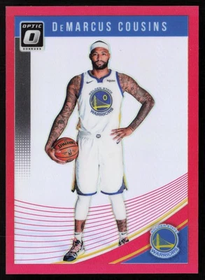 DeMarcus Cousins 2018-19 Donruss Optic Red #42 #/99 - Golden State Warriors Foto 1 de 2