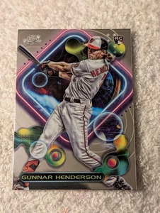 2023 Topps Cosmic Chrome Gunnar Henderson RC #2 Baltimore Orioles - Bild 1 von 2