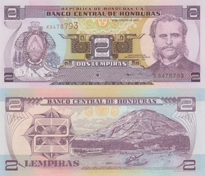 Honduras 2 Lempiras (30.8.2001) - Port of Ampala/p80Ac UNC - Picture 1 of 3
