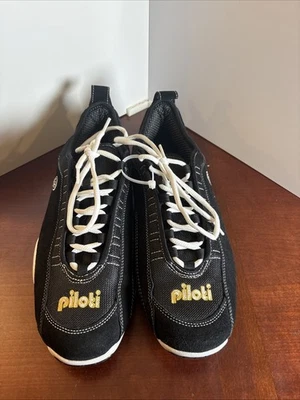 Zapatos de conducir Piloti Spyder S1 para hombre negros/blancos/amarillos talla 13 Foto 1 de 4