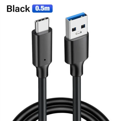 USB A to USB C Cable Type C SuperSpeed Fast Charging Charger For iPhone 15 16 - Image 1 of 4