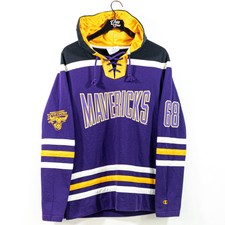Champion Minnesota State University Mavericks Hockey Hoodie Sweatshirt Medium