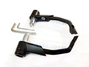 CNC 7/8" Handle Bar End Lever 3D Guard For Ninja H2/H2R Ninja 650R/ER-6F/ER-6N - Picture 1 of 12