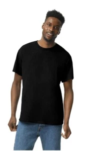 Lotto sfuso t-shirt uomo Gildan cotone pesante tinta unita maniche corte 5000 (confezione da 5) - Foto 1 di 4