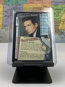 SHIPS SAME DAY The X-Files Card LP/NM Agent Fox Mulder Ultra Rare Premiere 1996 - Picture 1 of 6