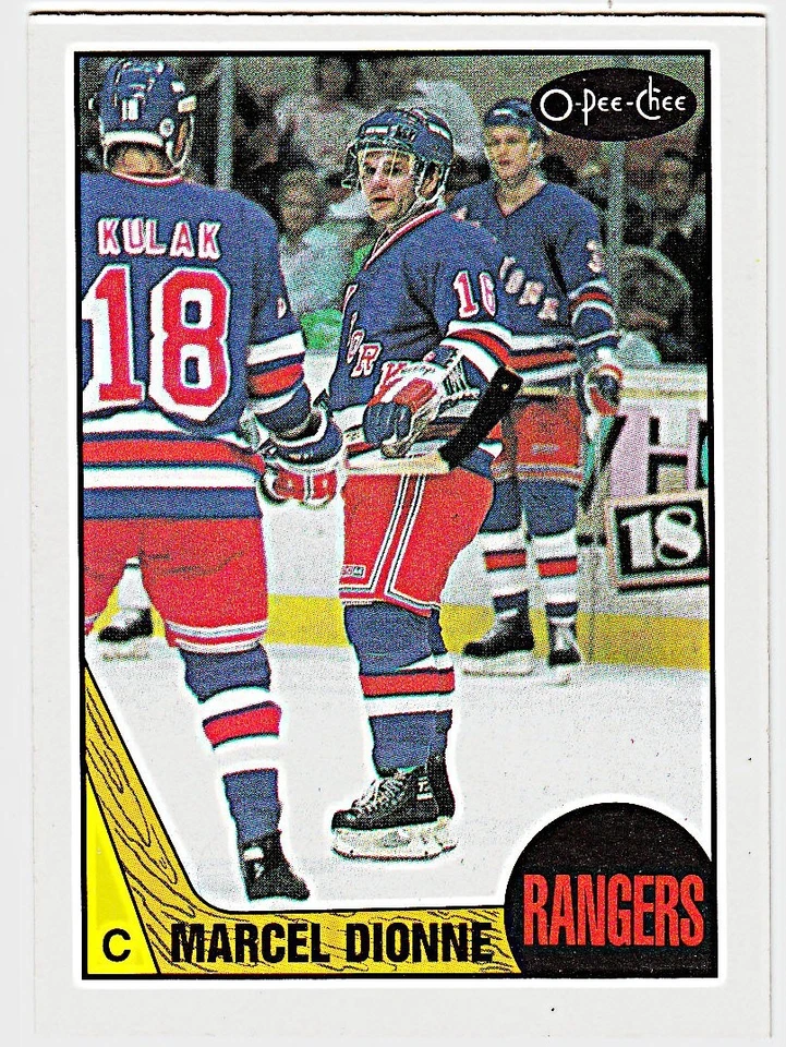 1987-88 O-PEE-CHEE #129 MARCEL DIONNE New York Rangers Hockey Card - Image 1 of 1
