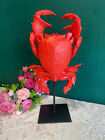 Large Red Crab Ornament 43cm