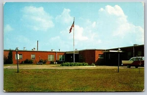 AR Benton, Saline Memorial Hospital, 50s Car, Flag, Chrome Unposted - Picture 1 of 2