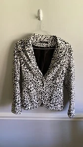 Haoduoyi Blazer Womens Size XL Black Jacket White Black - Picture 1 of 6