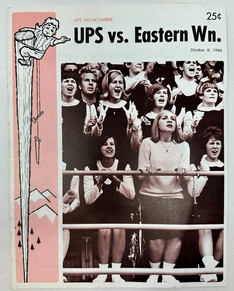 1966 Puget Sound Loggers vs Eastern Washington Savages Football Game Program - Image 1 of 3