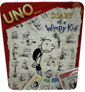 Diary of a Wimpy Kid Uno Card Game Tin Toy Game NIB - Picture 1 of 2