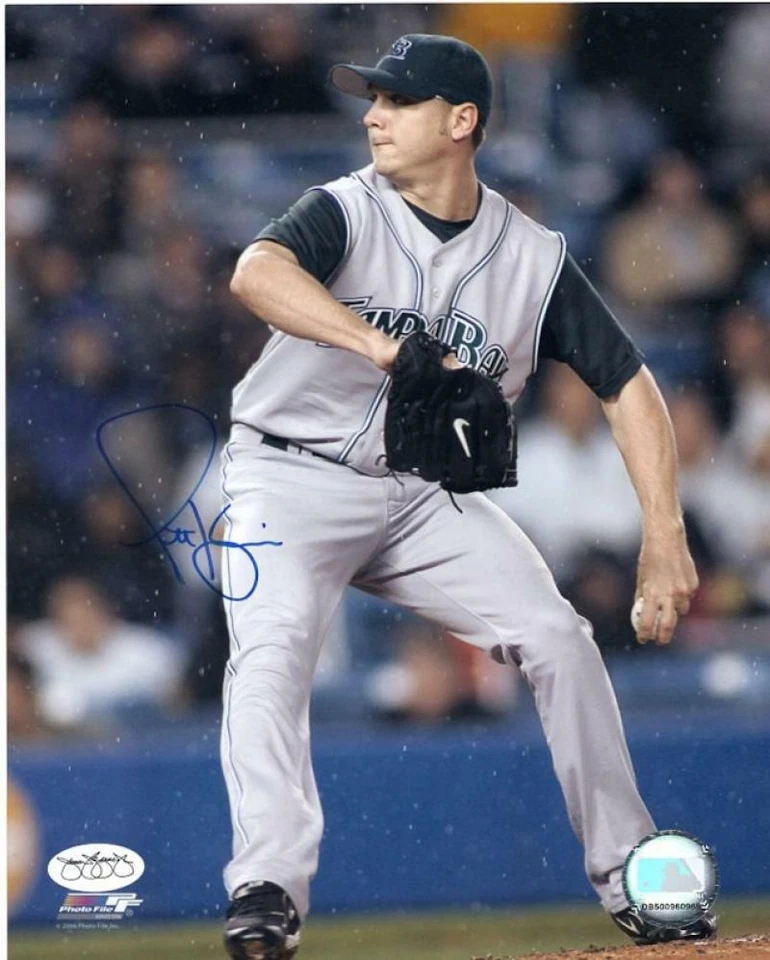 FOTO 8X10 FIRMADA AUTOGRAFIADA POR SCOTT KAZMIR TAMPA BAY RAYS CON CERTIFICADO DE AUTENTICIDAD Foto 1 de 1