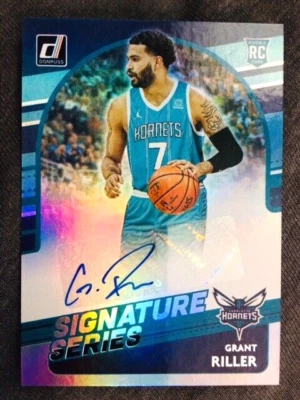 2020-21 Panini Donruss Grant Riller Rookie RC Signature Series Auto Autograph - Image 1 of 2