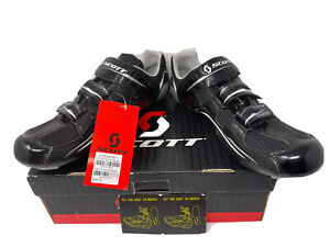 New Scott Men's Bike Footwear Road Pro Black Gloss Size EU 45 / US 11 With Box
