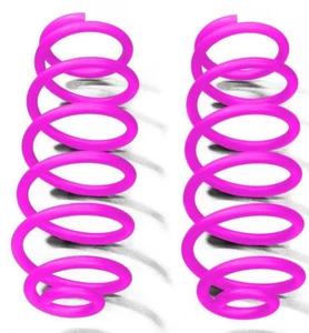Hot Pink Rear Coil Springs for Jeep Wrangler JK 07-18 With 2.5" Lift Steinjager - Bild 1 von 1