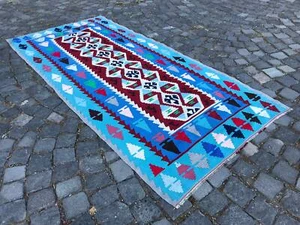 Turkish Antique rug Bohemian Area rug Oushak rug Vintage Rug Handmade Wool rug - Picture 1 of 12