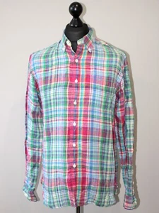 Ralph Lauren mens shirt Size M Custom Fit 100% linen - Picture 1 of 7