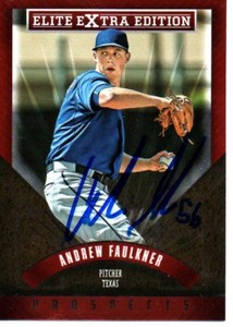 Andrew Faulkner 2015 Panini Elite Extra Edition Signed Card