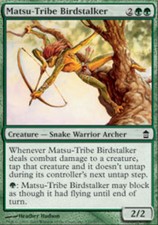 1x Matsu-Tribe Birdstalker - Foil NM, English MTG Saviors of Kamigawa