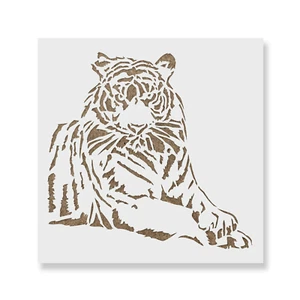 Plantilla Tiger - plantillas Mylar duraderas y reutilizables - Imagen 1 de 5