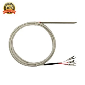 Sharp S.S. Meat Probe RTD PT100 Temperature Sensor with High Temperature Cable - Picture 1 of 5