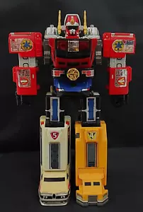 Power Rangers DX Victory Robo Lightspeed Rescue GoGoFive Megazord Bandai sentai - Foto 1 di 17