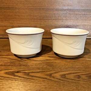 2 Oneida Espree Ramekin Custard/Soufflé BAKING STONWARE Dishes Cups Mint Cond. - Picture 1 of 6