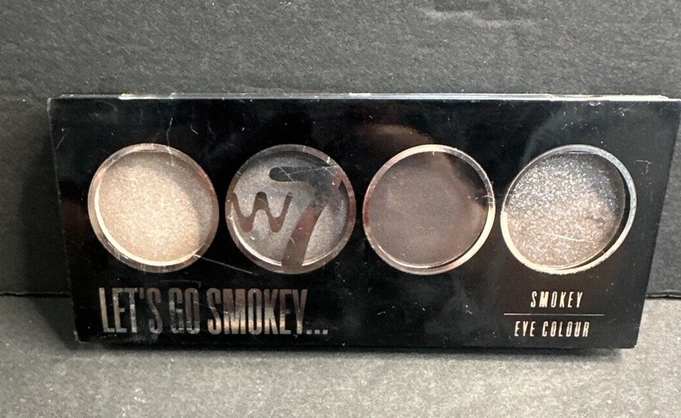 W7 Eyeshadow Palette 4 Shades LET'S GO SMOKEY Quad NEW Sealed - Image 1 of 4