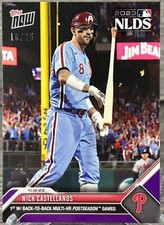 2023 Topps NOW Nick Castellanos Purple Parallel Card # 999 SSP 10/25 Phillies